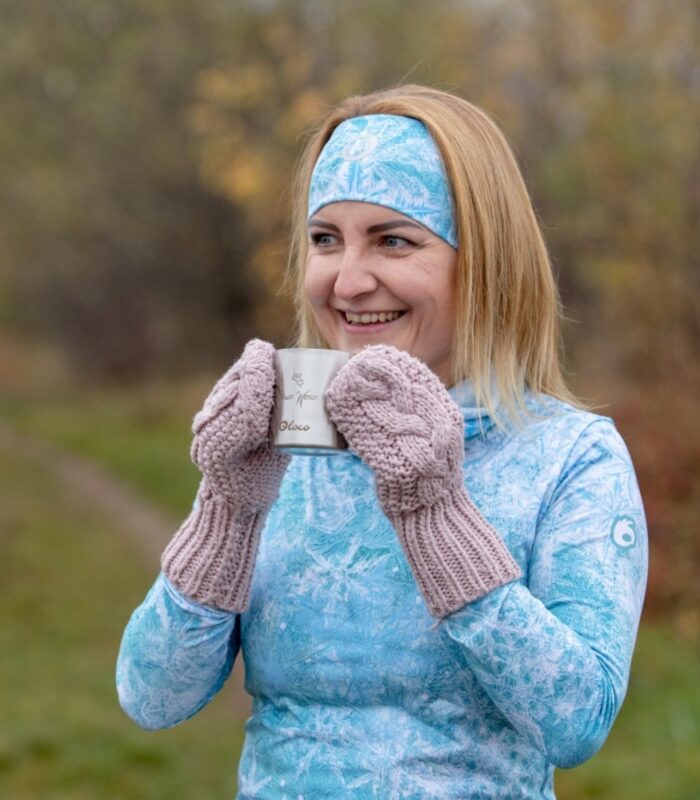 kolorowa opaska sportowa na głowę Elza