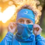 komin chusta wielofunkcyjna niebieska kalipso