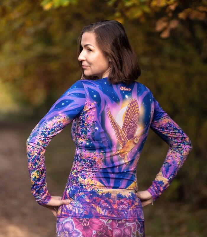 koszulka sportowa longsleeve sowa