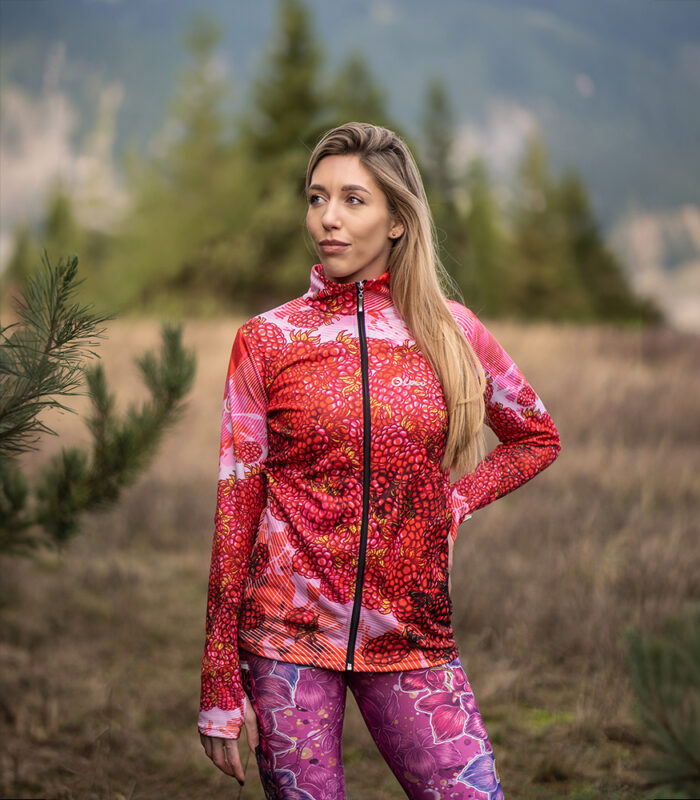 damska bluza sportowa maliny