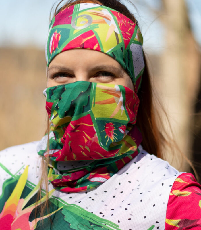komin chusta wielofunkcyjna kaktus