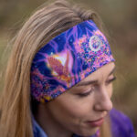 kolorowa opaska termoaktywna sowa