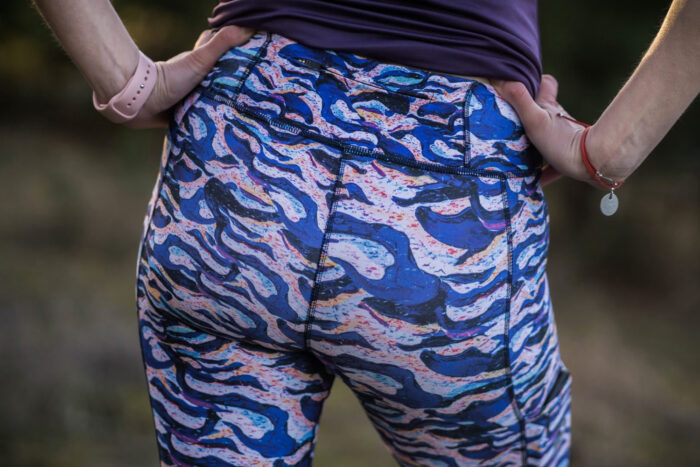 damskie legginsy sportowe etna krótkie