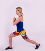 kolorowe legginsy damskie z kieszonką na telefon pikasa