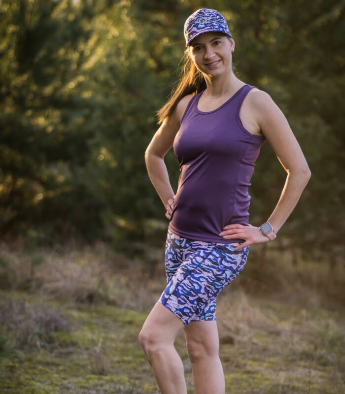 damskie legginsy sportowe etna krótkie