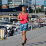 damskie legginsy sportowe krótkie riviera