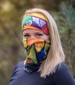 kolorowy komin chusta wielofunkcyjna pikasa