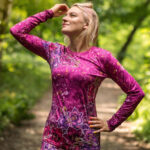 sportowy longsleeve damski orchidea