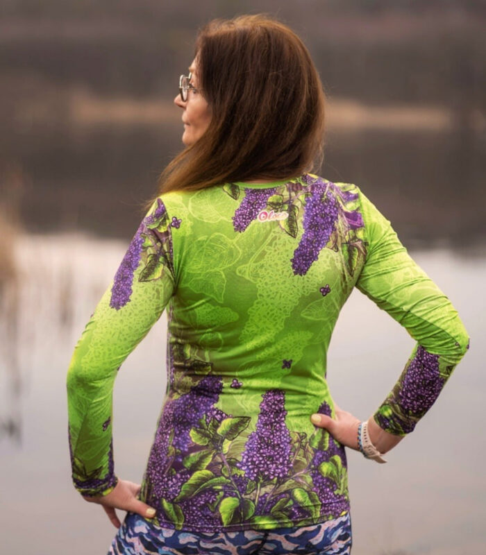 zielony longsleeve sportowy damski Lilak
