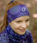 opaska sportowa na głowę lawenda