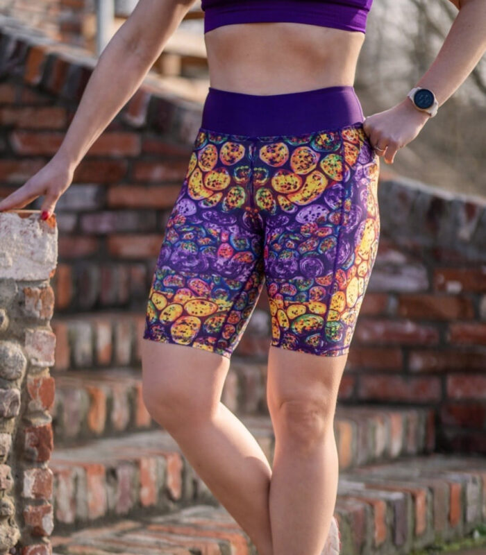 Damskie legginsy sportowe krótkie Opale