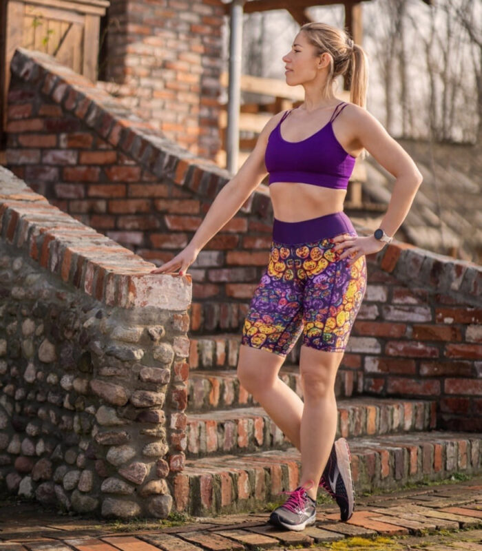 Damskie legginsy sportowe krótkie Opale