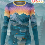 Sportowy longsleeve damski Góry