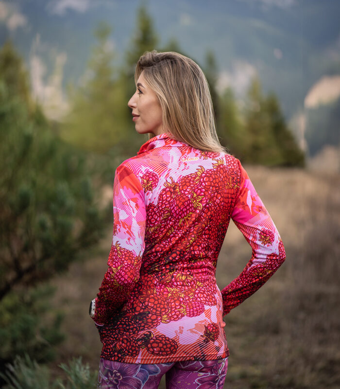 damska bluza sportowa maliny