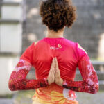 różowe rękawki sportowe maliny