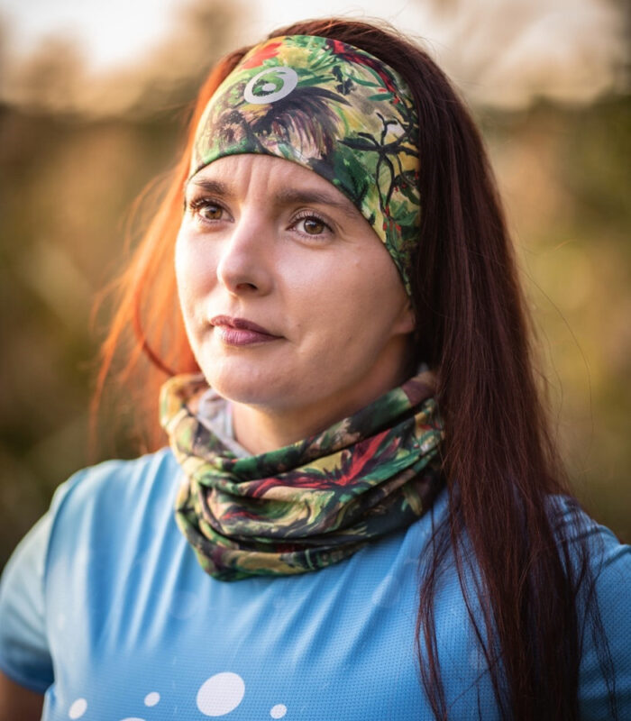 opaska sportowa na głowę las