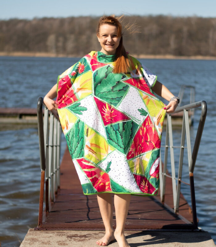 poncho do morsowania kaktus