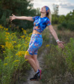 damskie legginsy sportowe krótkie rafa