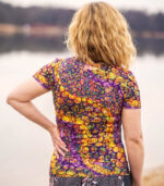 damska koszulka techniczna krótki rękaw opale