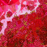 wzór maliny w śmietanie