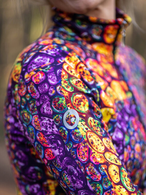 damska bluza sportowa kolorowa opale
