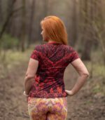 Damska koszulka sportowa Róże