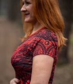 Damska koszulka sportowa Róże