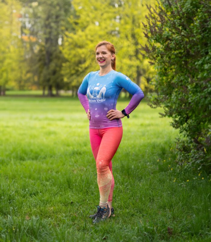 damski longsleeve sportowy Królowa kroków