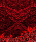 kolorowy wzór róże