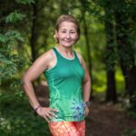 damska bokserka sportowa zielona Magiczny Las