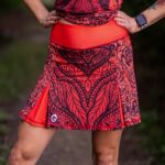 Spódniczka sportowa do biegania róże