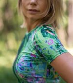 damska koszulka sportowa magiczny las