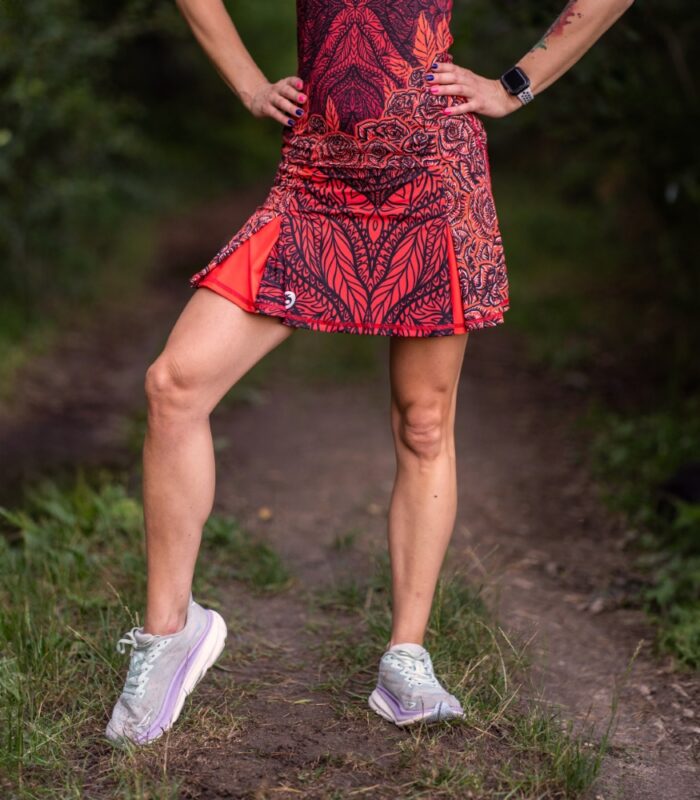 Spódniczka sportowa do biegania Róże