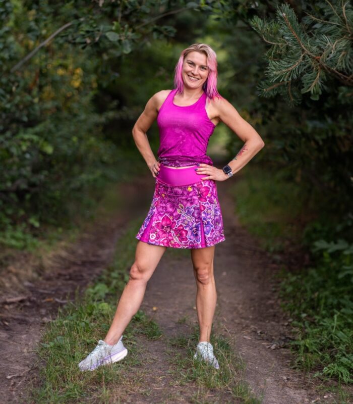 Spódniczka sportowa do biegania Orchidea