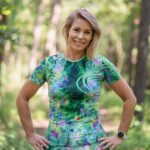 damska koszulka sportowa magiczny las