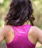 sportowa bokserka damska tanktop różowy orchidea