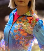 damska bluza sportowa kolorowa łąka