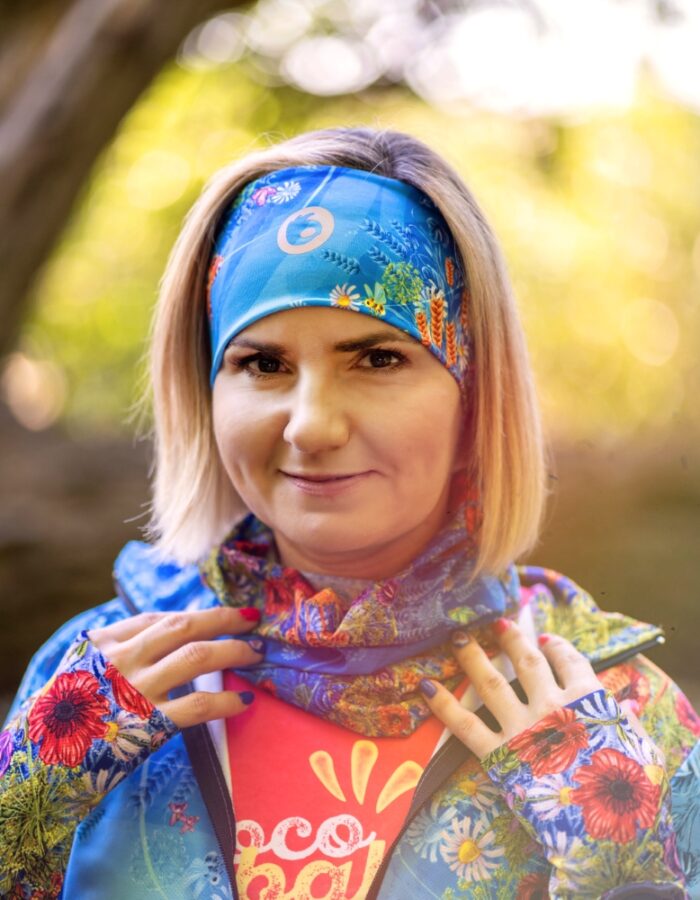 opaska sportowa na głowę Łąka