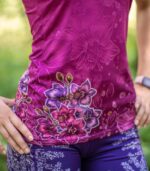 sportowa bokserka damska tanktop różowy orchidea