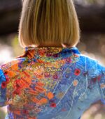 damska bluza sportowa kolorowa łąka