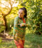 damska bluza sportowa kolorowa salsa