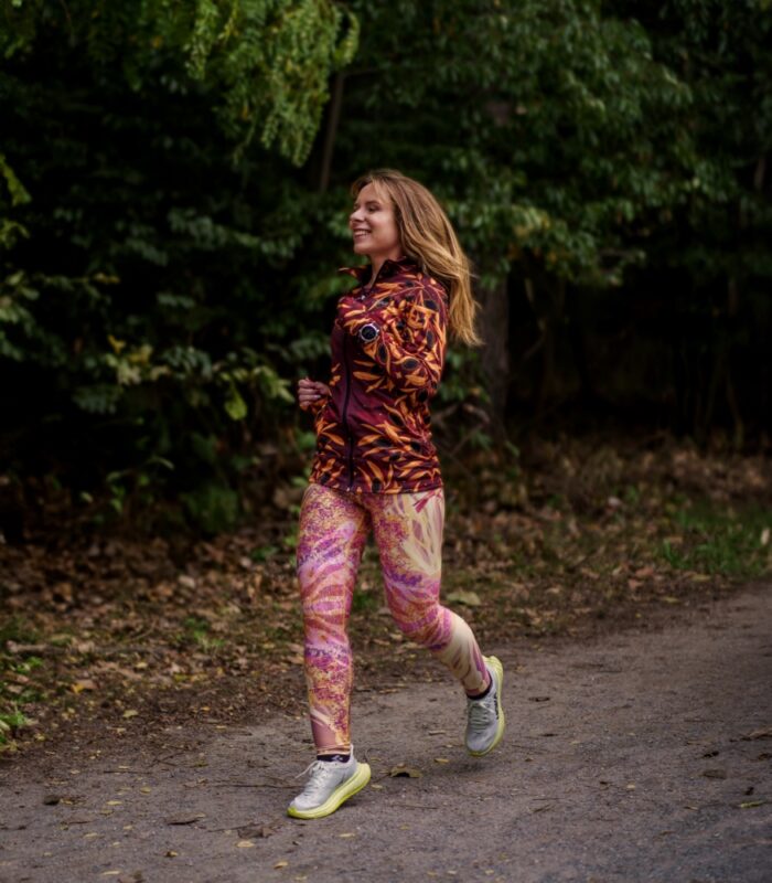 Bluza sportowa damska czarne oliwki