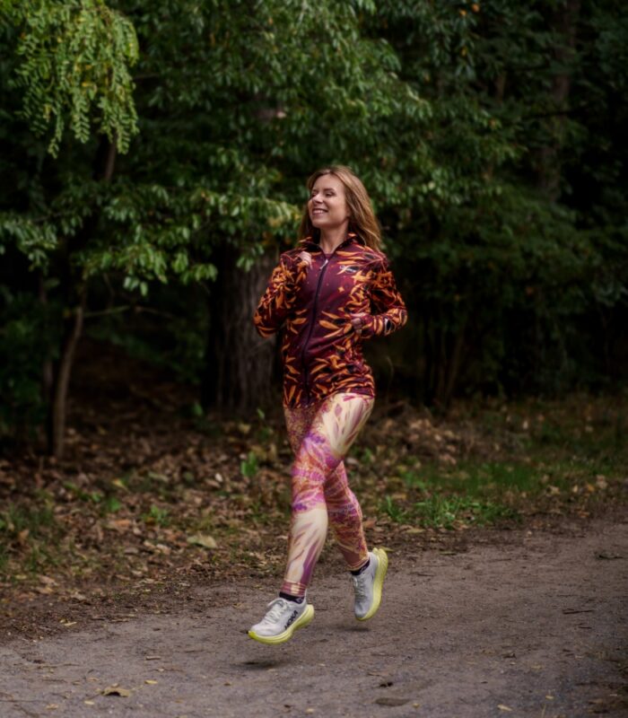 Bluza sportowa damska czarne oliwki