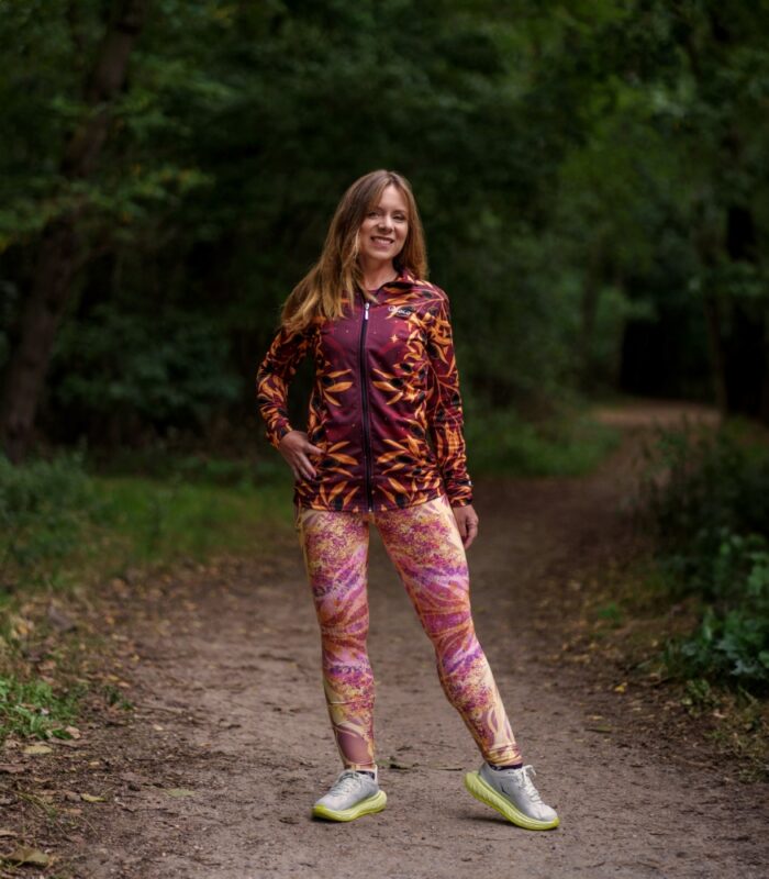 Bluza sportowa damska czarne oliwki