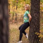 czarne legginsy damskie z kieszonką na telefon