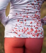 biało-czerwona sportowa bluza zapinana damska