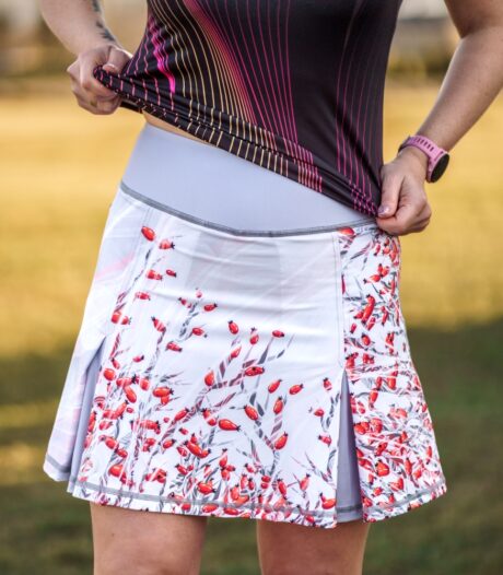 sportowa spódniczka ze spodenkami szypszyna