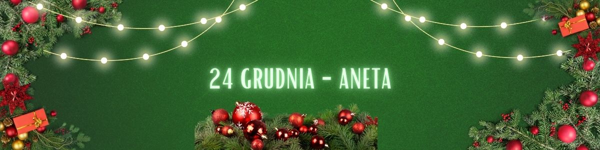 24 grudnia - Aneta i Magda 1 grudniowy kalendarz Loco babek tło
