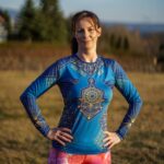 niebieski longsleeve koszulka z długim rękawem techniczna Orient Express