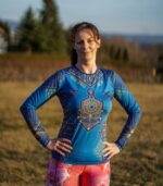 niebieski longsleeve koszulka z długim rękawem techniczna Orient Express